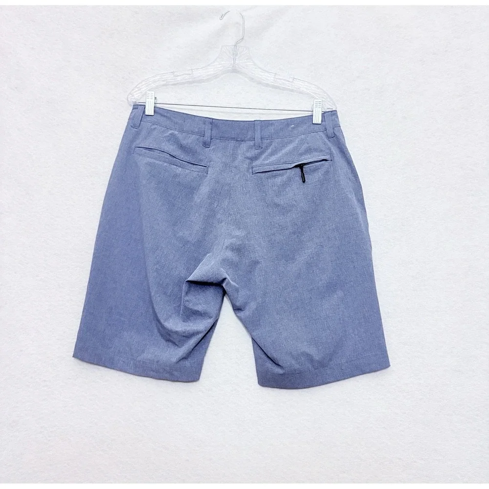 7 Daimonds Shorts Mens 31 Blue Hybrid Chino Performance Aeroplane Lightweight
